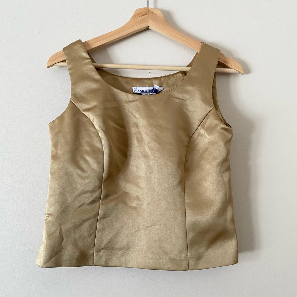 Jessica Howard • Gold Layering Top